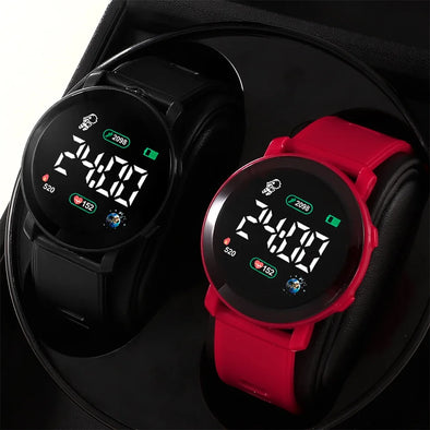 ⌚ Minimalist LED Smartwatch – Sleek & Functional