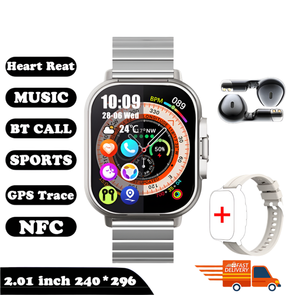 ⌚ 2-in-1 Smartwatch with Bluetooth Earbuds – Innovation on Your Wrist