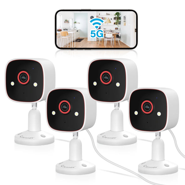 🔐 Dual 2K WiFi Indoor Security Camera – Smart Protection in Every Corner