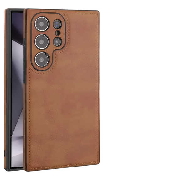 🧳 LuxFold™ LeatherView Case – Sophistication that Folds